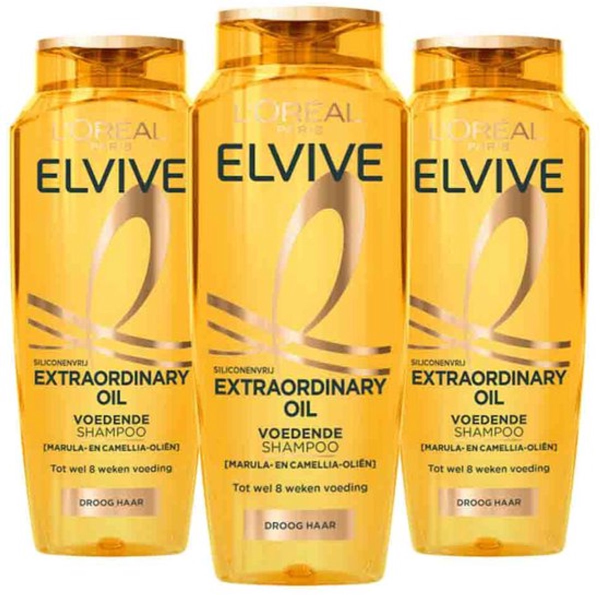 Bol.com Elvive Extraordinary Oil Shampoo 3 x 250 ml aanbieding