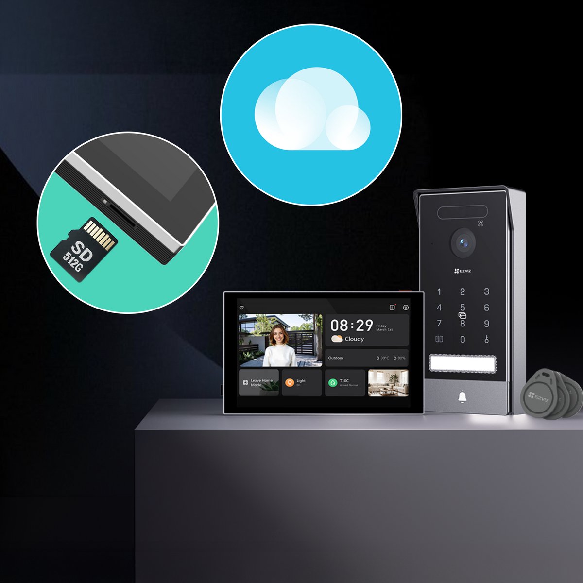 Ezviz HP7 Pro IP Camera 4K met Video Intercom - afbeelding 3