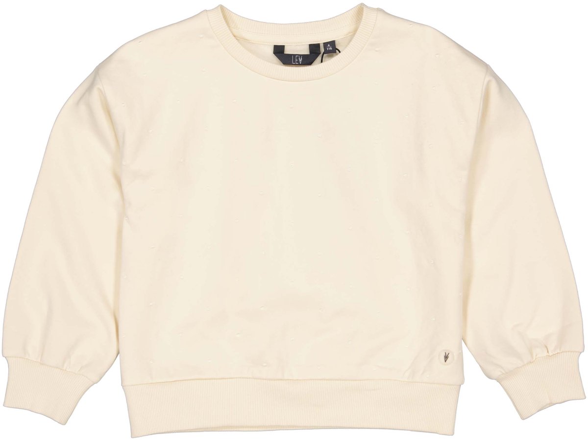 Levv - Veere meisjes sweater - White Cream