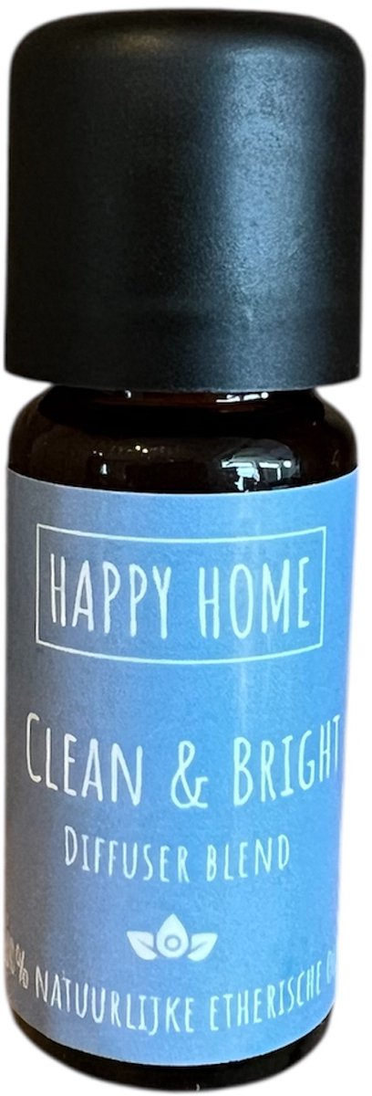 De groene linde - happy home clean en bright - diffuser blend - etherische olie - 10ml