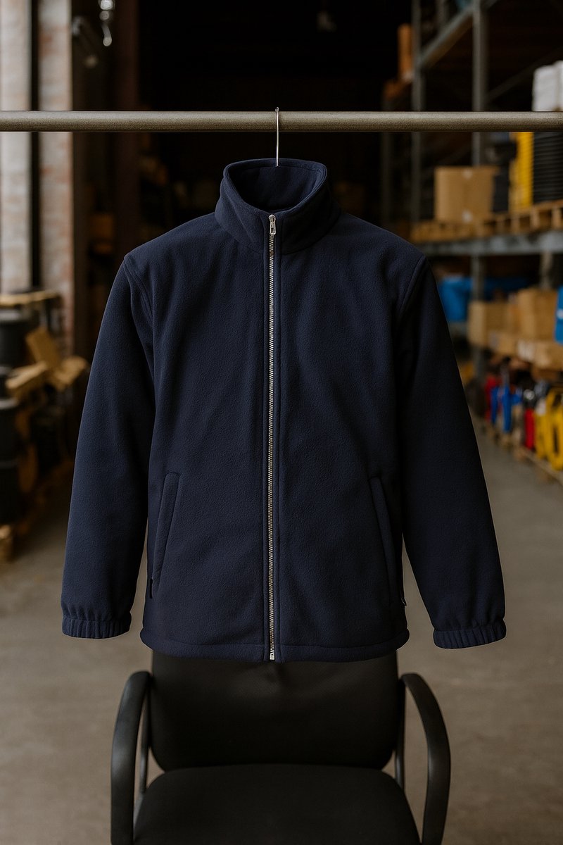Portwest Windproof Fleece Jas Navy – Maat L – Ademend, Winddicht en Comfortabel voor Zware Omstandigheden
