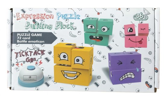 ibasenice 1 Set Emotionele Leerspellen Cognitieve Gezichtspuzzel
