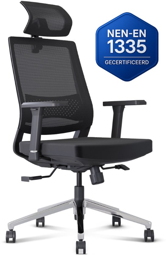 Stane Ergonomische Bureaustoel Office Gaming Chair – Zwart