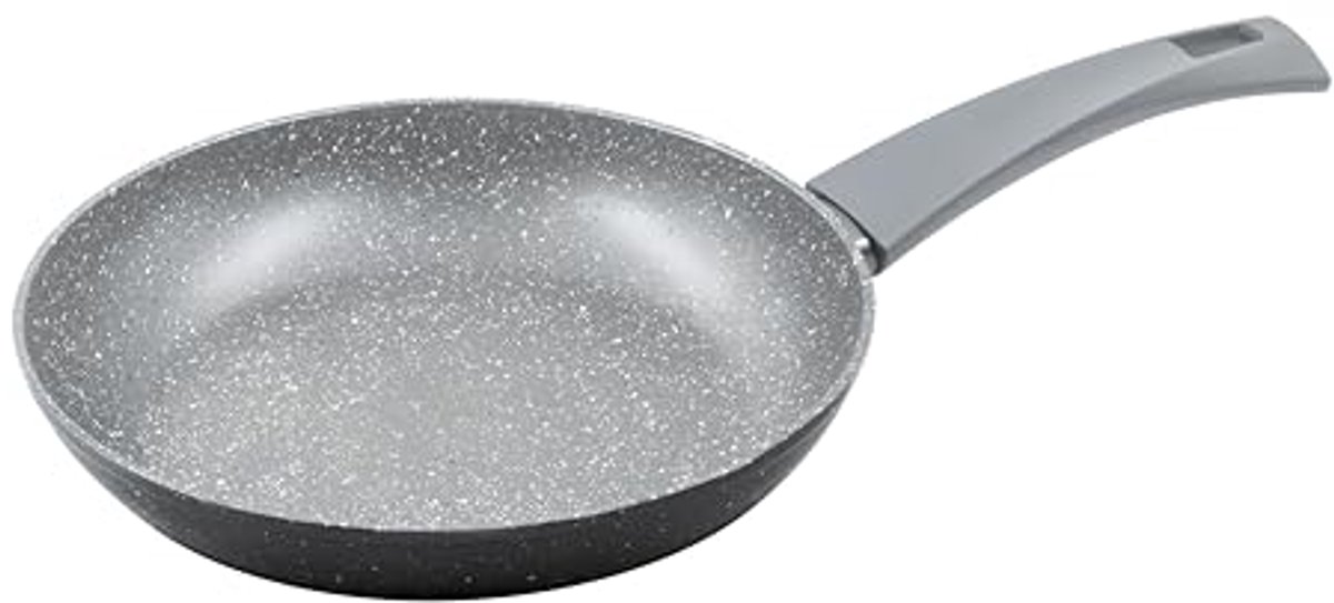 Non-stick pan 24 cm voor alle warmtebronnen, met zachte handgreep en duurzaam ontwerp