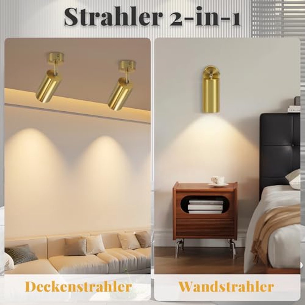 LED Plafondspot met 360° Draaibaarheid, Flexibele Wandlamp voor Stijlvolle Interieurs