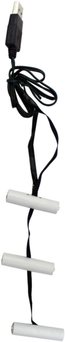 Santaville - USB Power Adapters Equivalent to 3-AAA Leader Wire 46cm