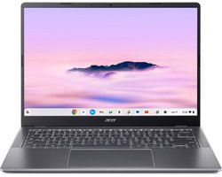 Acer Chromebook Plus 514 CB514-6HT-3689 - 14 inch - Touchscreen - Core 3 (i3) - 8GB - 128GB - Verlicht toetsenbord - Grijs