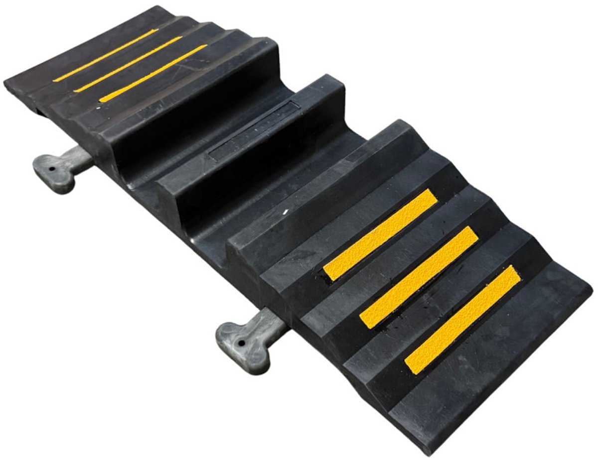 MAX Slangenbrug - rubber - 2 kanalen 150 x 150 mm