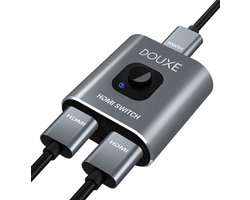 Douxe® HDMI Switch - 4K HDMI Switch - HDMI Switch voor TV, monitoren, game consoles - Zwart