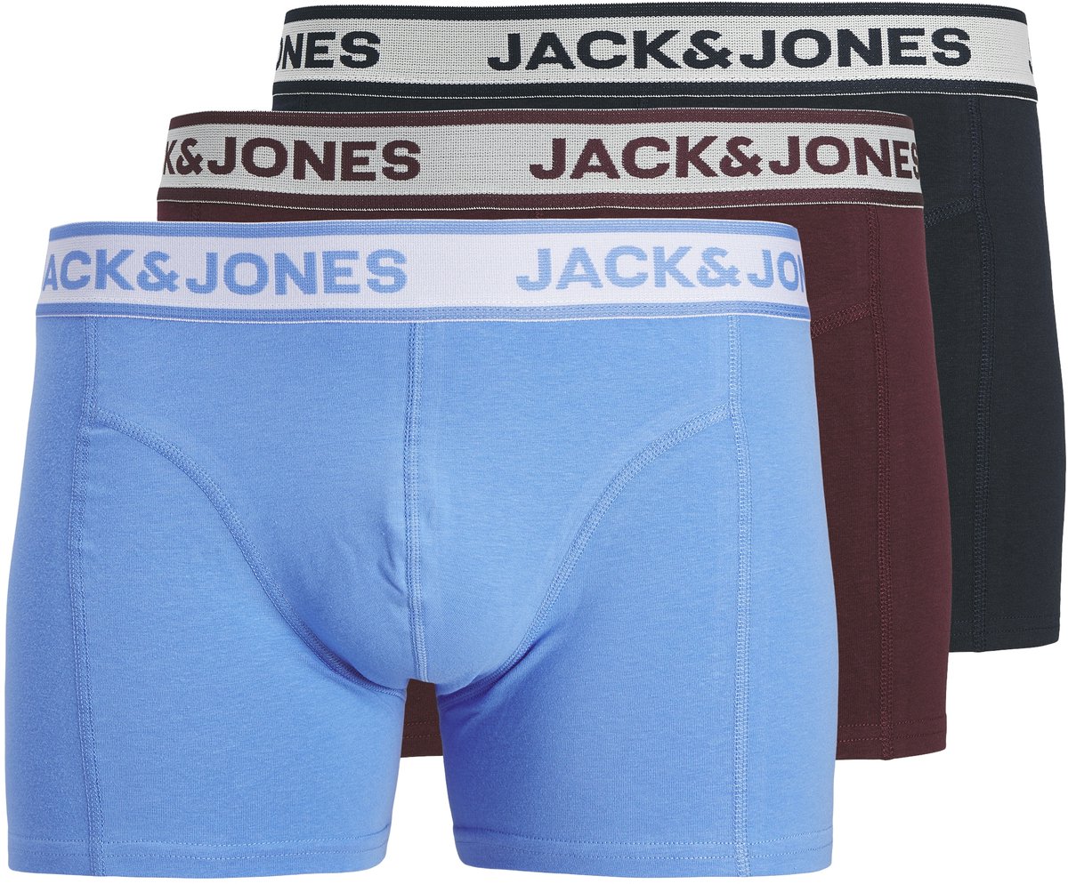 JACK&JONES - JACNOLAN SOLID TRUNKS 3 PACK - Heren - Onderbroeken