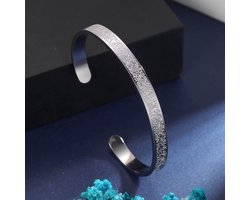 Ayat al Kursi Armband – Islamitisch Sieraad van Roestvrij Staal met ayatul kursi Gravure – Beschermende ayat al kursi Bracelet –Zilver– Cadeau voor Ramadan of Eid
