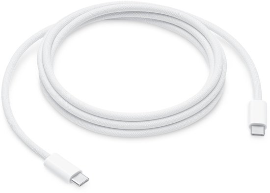 Apple - USB‑C Oplaadkabel - USB‑C naar USB‑C - 240W - 2m - Geweven - Wit