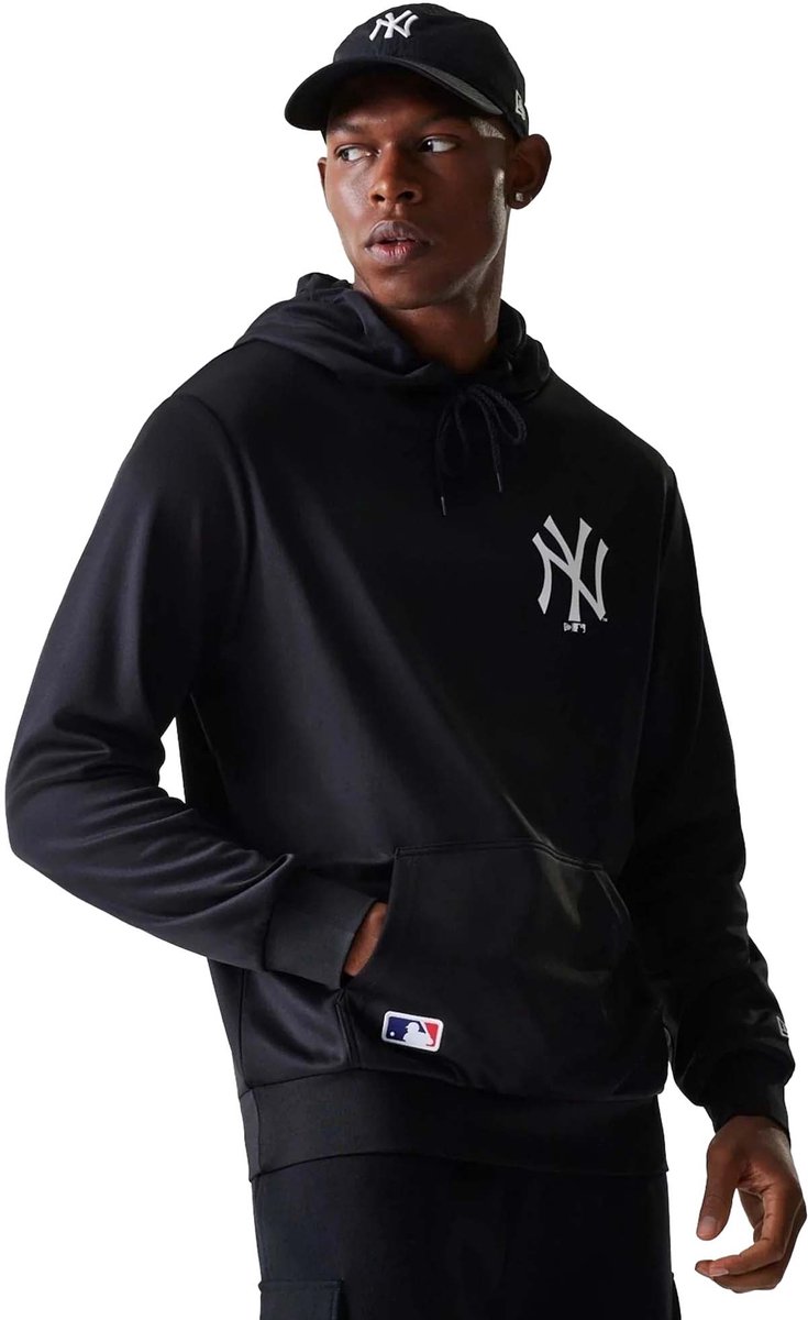 New Era Mlb Essentials Hoodie Neyyan Fashion Wear Volwassen Zwart