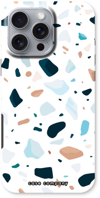 Case Company® - Coque compatible iPhone 16 Pro Max - Terrazzo N°13 - Coque robuste - Protection maximale sur tous les côtés et les bords de l'écran