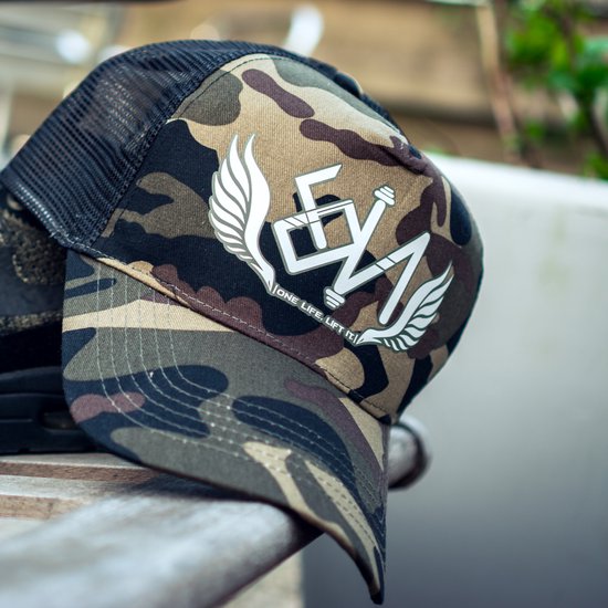 Beechfield Trucker Cap - Special Edition - Camo Snapback - One size