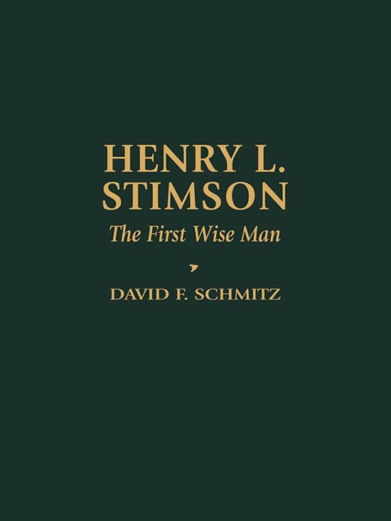 Henry L. Stimson - cover