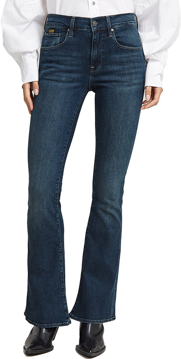 G-STAR 3301 Flare Wmn Dames Jeans - worn in icy blue
