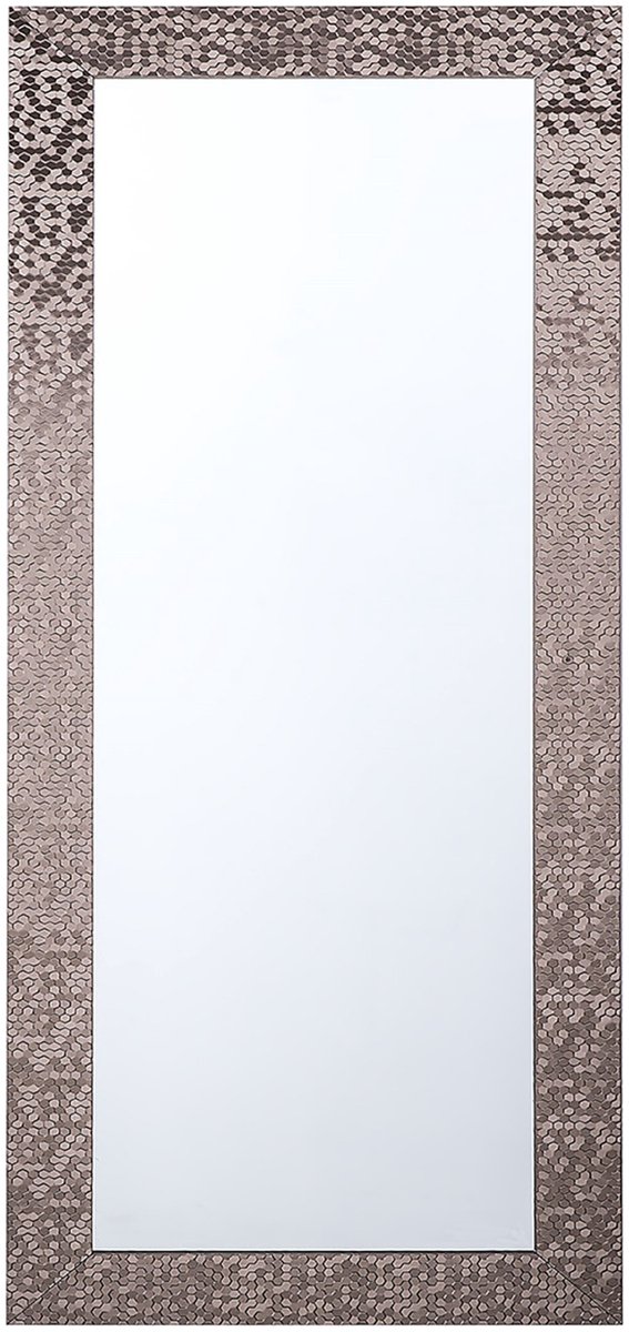 MARANS - Wandspiegel - Bruin - Synthetisch materiaal