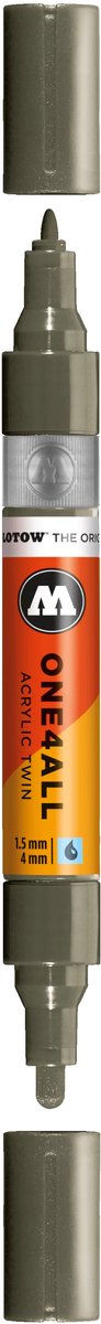 Molotow - One4All Twin Marker - Stone Grey Dark