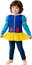 Joya Kids® Gilet Habillé Blanche-Neige Enfants | Princesse Glamour Habillée | Déguisements de Carnaval | Robe de princesse fille | Déguisements | Taille 120
