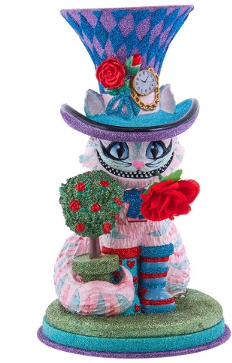 Kurt Adler Notenkraker Cheshire Cat Alice in Wonderland