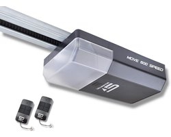 Garagedeur opener met dubbele afstandsbediening en krachtige 600 N motor