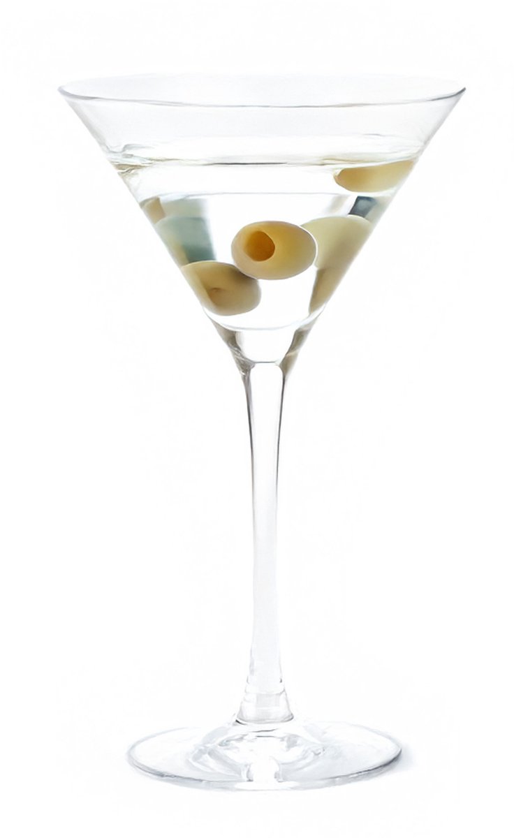 MPDrink Martiniglas - SAN kunststof - 27 cl - onbreekbaar - herbruikbaar - cocktailglazen