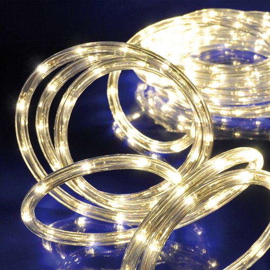 HI Lichtslang - 120 led lampjes - warm wit - 6 meter - slangverlichting - kerstverlichting - buiten - sfeerverlichting