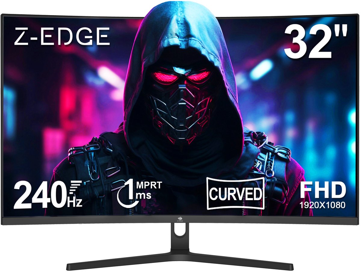 Z-EDGE UG32P Curved Gaming Monitor 32 Inch 240Hz - Perfect Display Technology (Huizhou) Co.,Ltd - €205,00