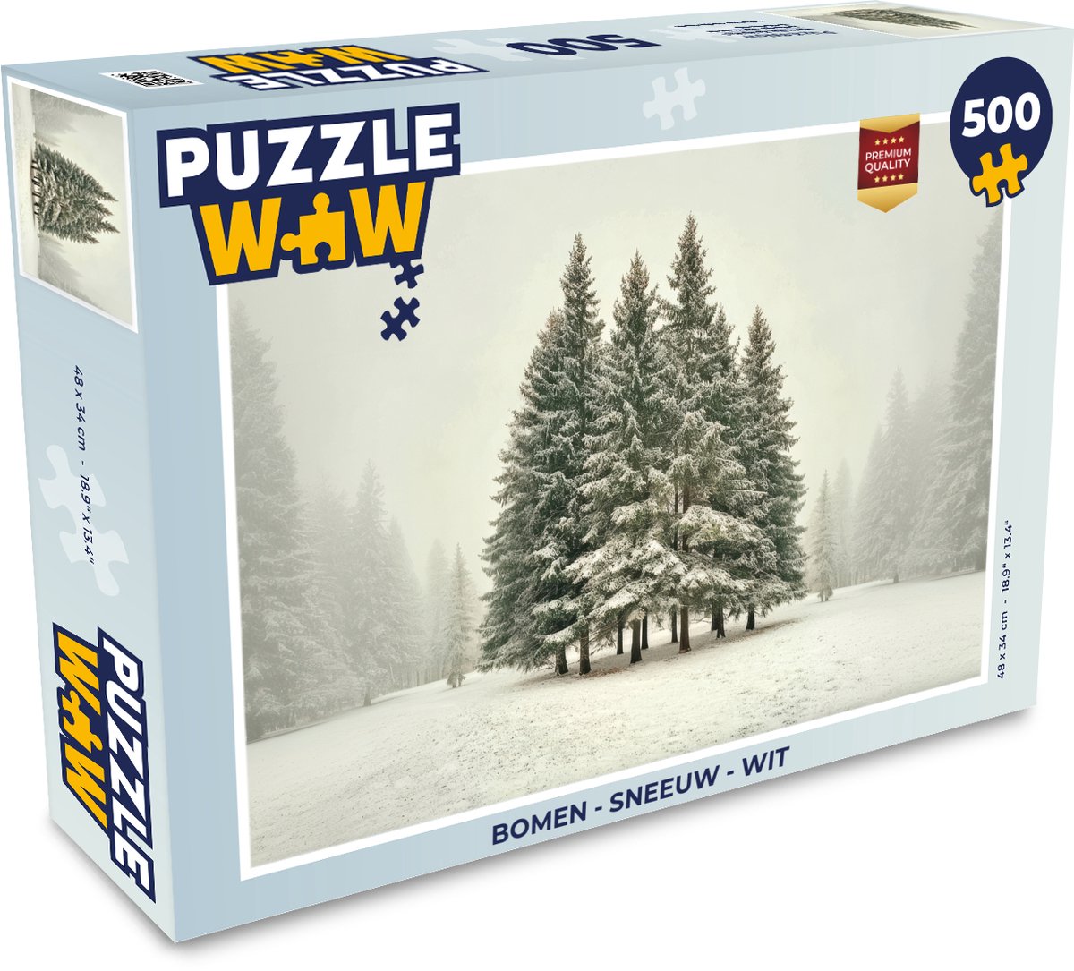 Bomen - Sneeuw - Wit