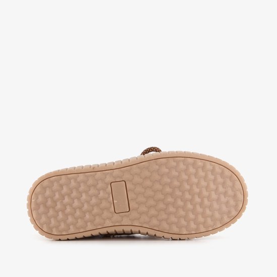 Bottes à lacets en peluche pour fille, doublées Blue Box, marron - Taille 28