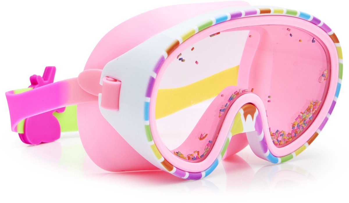 BLING2O Zwemmasker Kinderen - Sprinkle - Duikmasker - Anti-Fog - Uv-Protect - Roze
