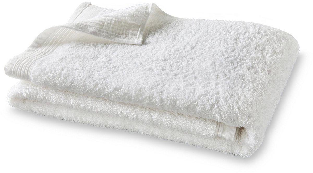 Blanc des Vosges Luxe Badhanddoek Uni - blanc - 50x100 cm - 100% microkatoen - 600 g/m²