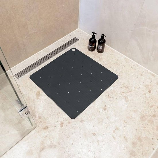 GAMMA | Sealskin antislip douchemat Ribb 55x55 cm wit (inclusief zwarte