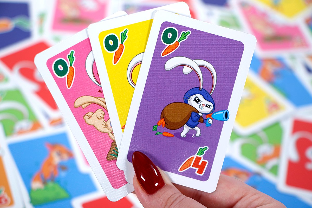 999 Games - Badass Bunnies Kaartspel - Ben jij de sluwe vossen te slim af? - Bevat eenvoudige spelregels in NL EN en FR — afbeelding 12