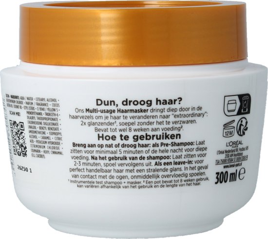 L'Oréal Paris Elvive Extraordinary Oil Haarmasker - 300 ml - Fijne Kokosolie