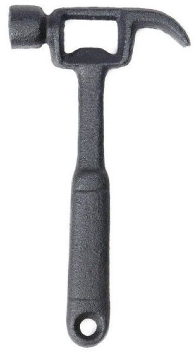 Hamer als flesjesopener - Gentlemens Hardware