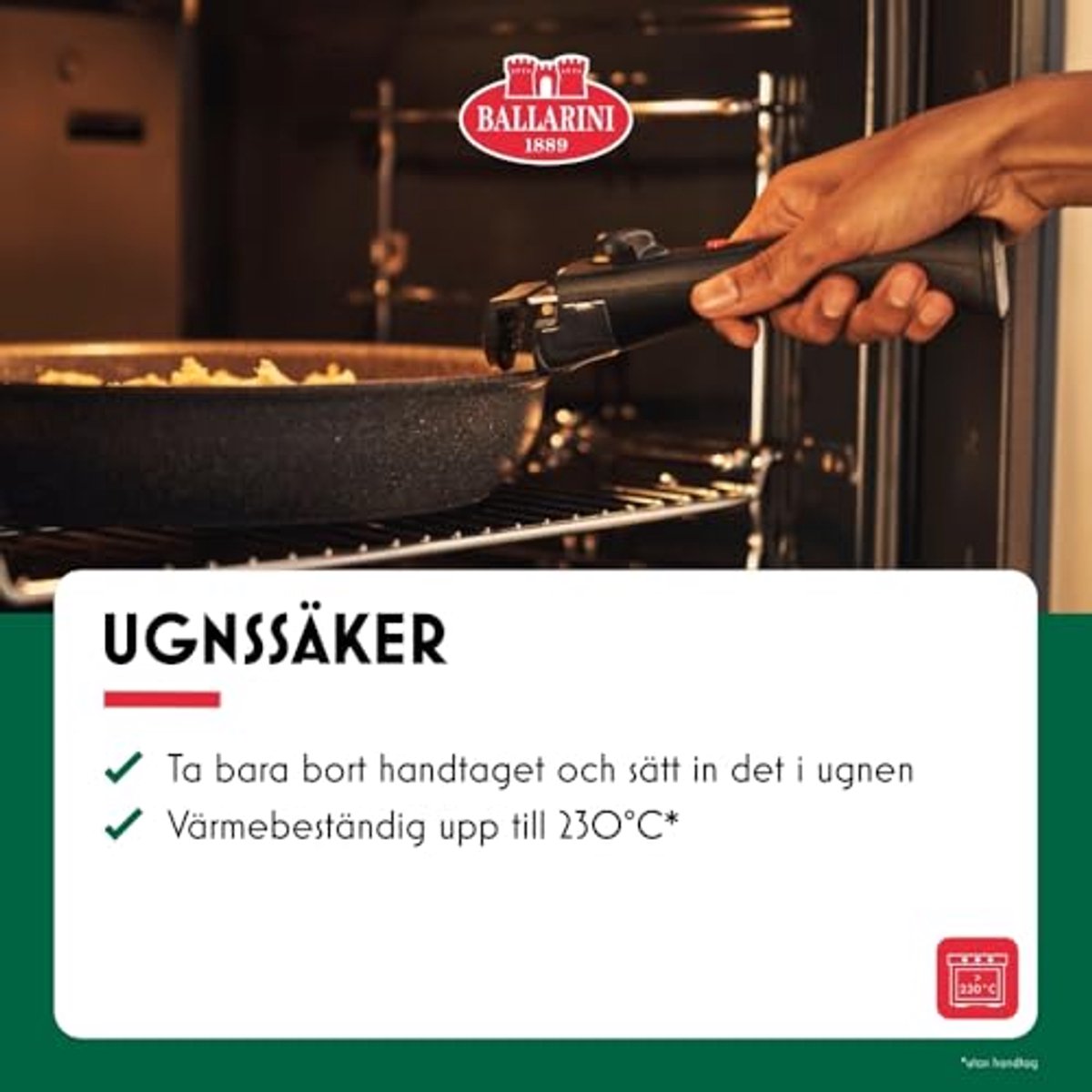 20 cm Keramische Koekenpan met Afneembare Handgreep - Geschikt voor Inductie