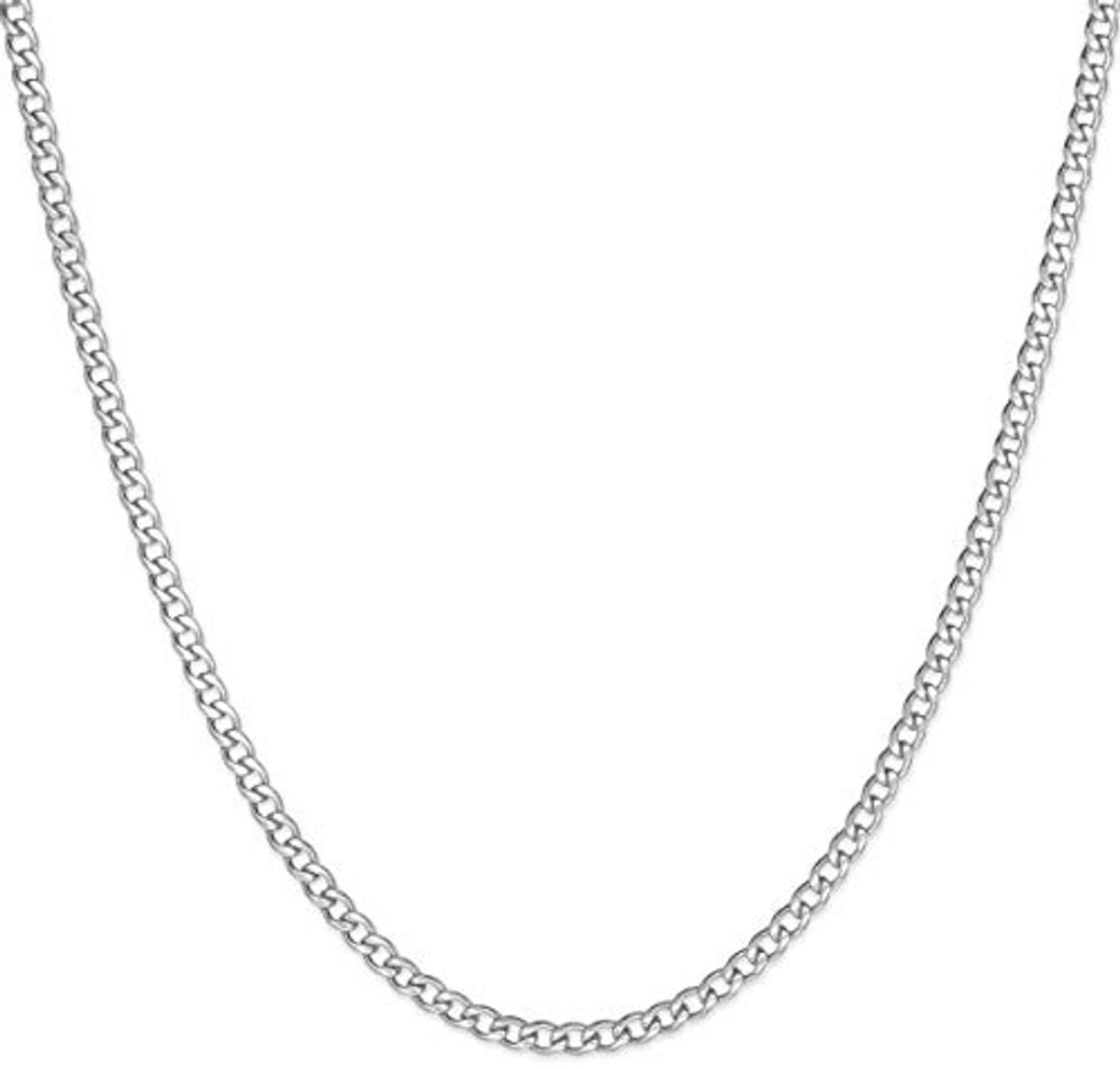 Pantserset met armband voor heren van roestvrij staal, zilver - verschillende lengtes en breedtes