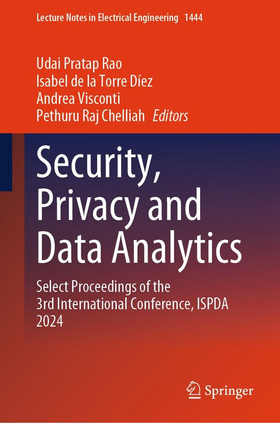 Computer Science (R0) - Security, Privacy and Data Analytics - cover