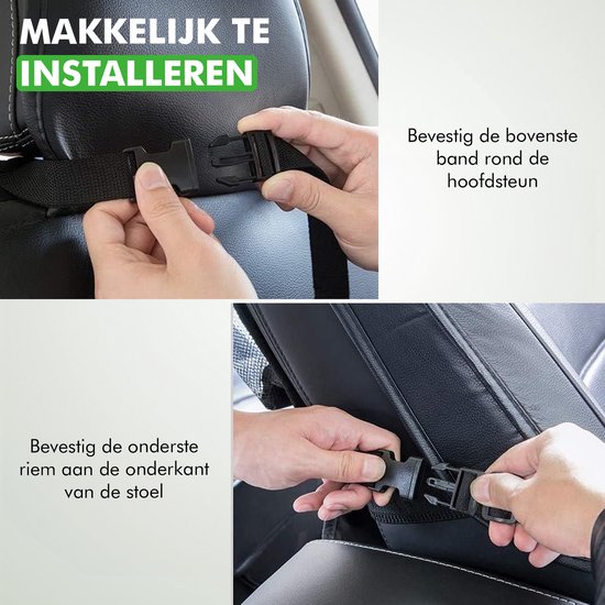 Travelhawk Auto Organizer - Autostoel Organizer voor Kinderen - Met iPadhouder - Zwart van Merkloos — afbeelding 4