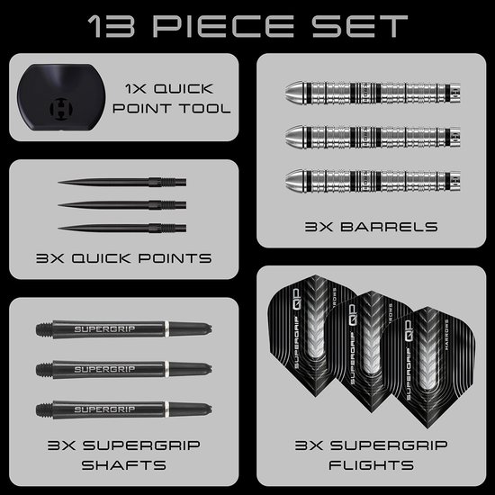 Supergrip QP Tapered 90% tungsten 22Gr van Merkloos — afbeelding 5