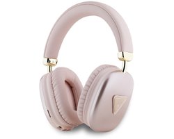 Guess Bluetooth Stereo Koptelefoon - Saffiano Triangle Logo - Roze