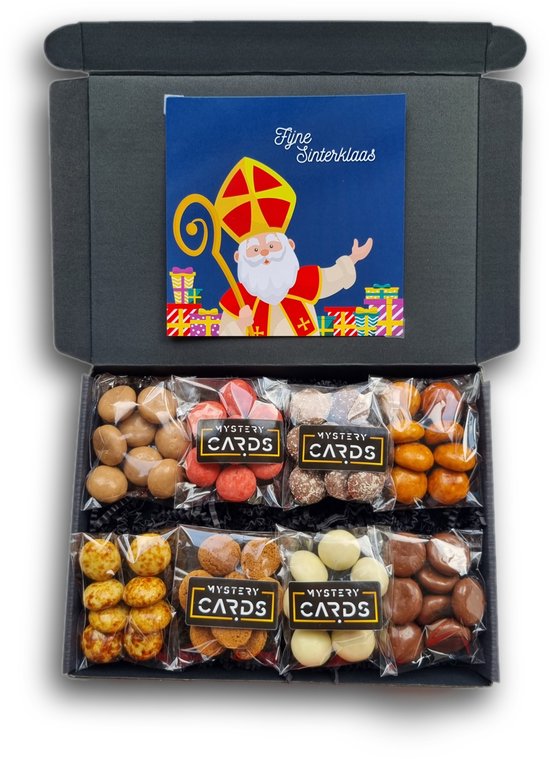 Pepernoten Proeverij Pakket 8 smaken - Fijne Sinterklaas | Combinatie van verschillende smaken (chocolade) kruidnoten