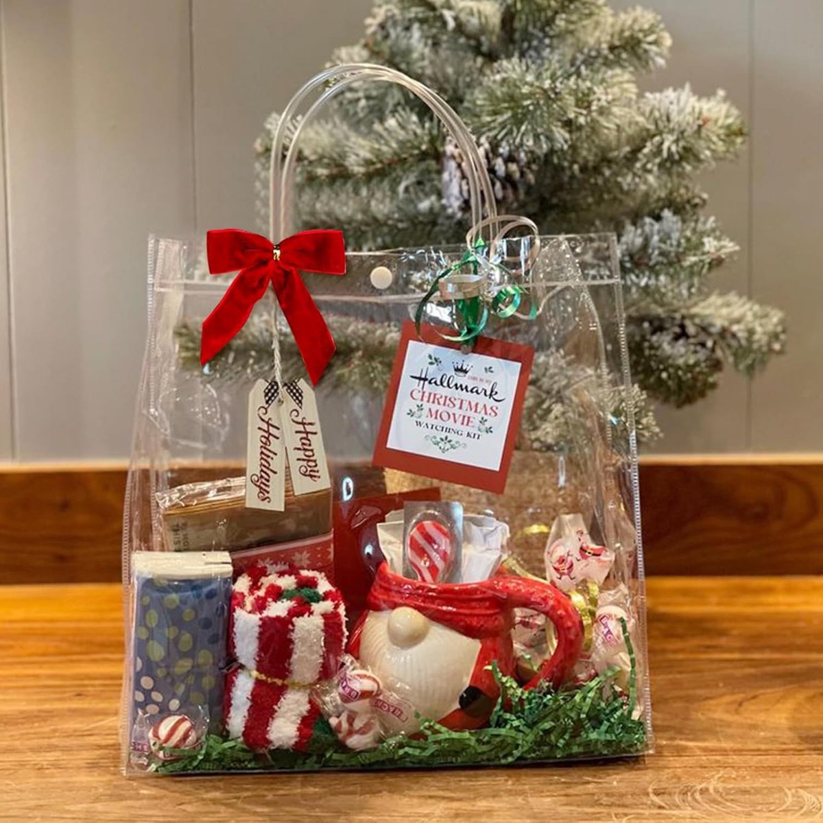 Nieuwe mini kerstboomdecoraties kunstmatige potplanten scènearrangement metaal v