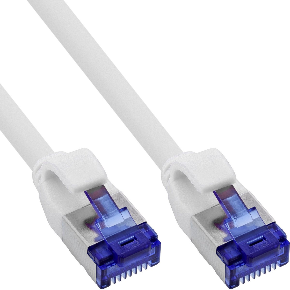 SFTP CAT6a slimline flexibele netwerkkabel | TPE LSZH | wit | 25 meter