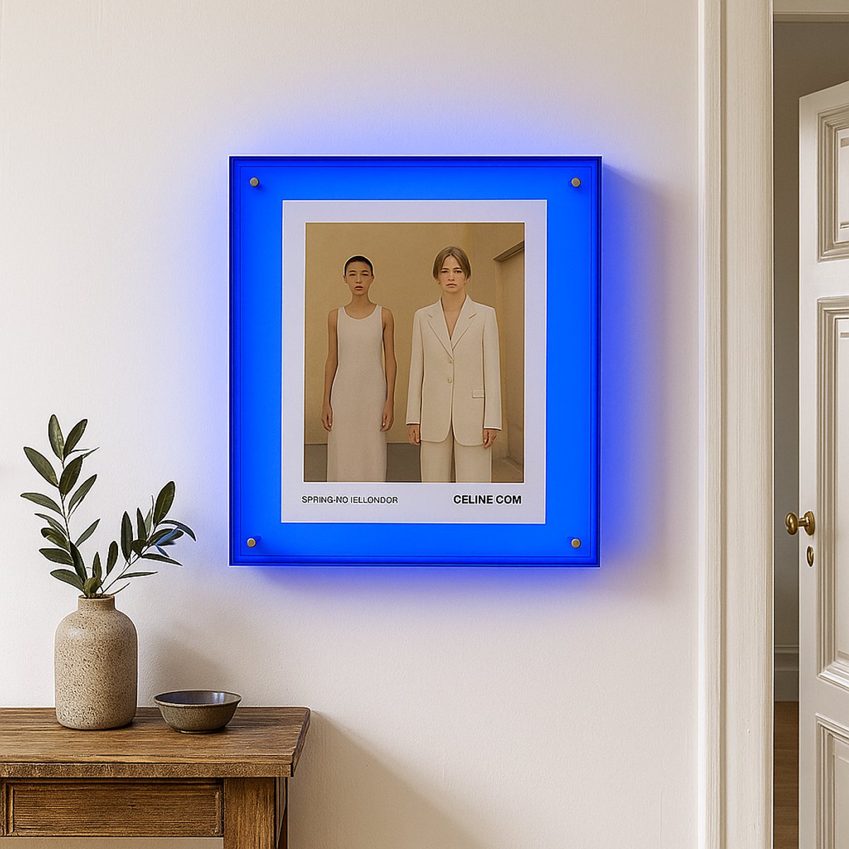 Mister GoGo Fotolijst - Fotolijsten - Fotolijstje - Lijst - 25x25 - Blauw