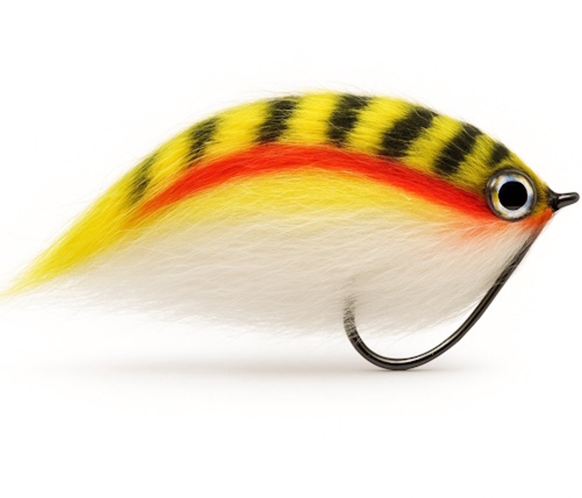 Predox Weedless Pike Fly - weedless streamer met offsethaak 5/0 voor roofvissen Rainbow Trout