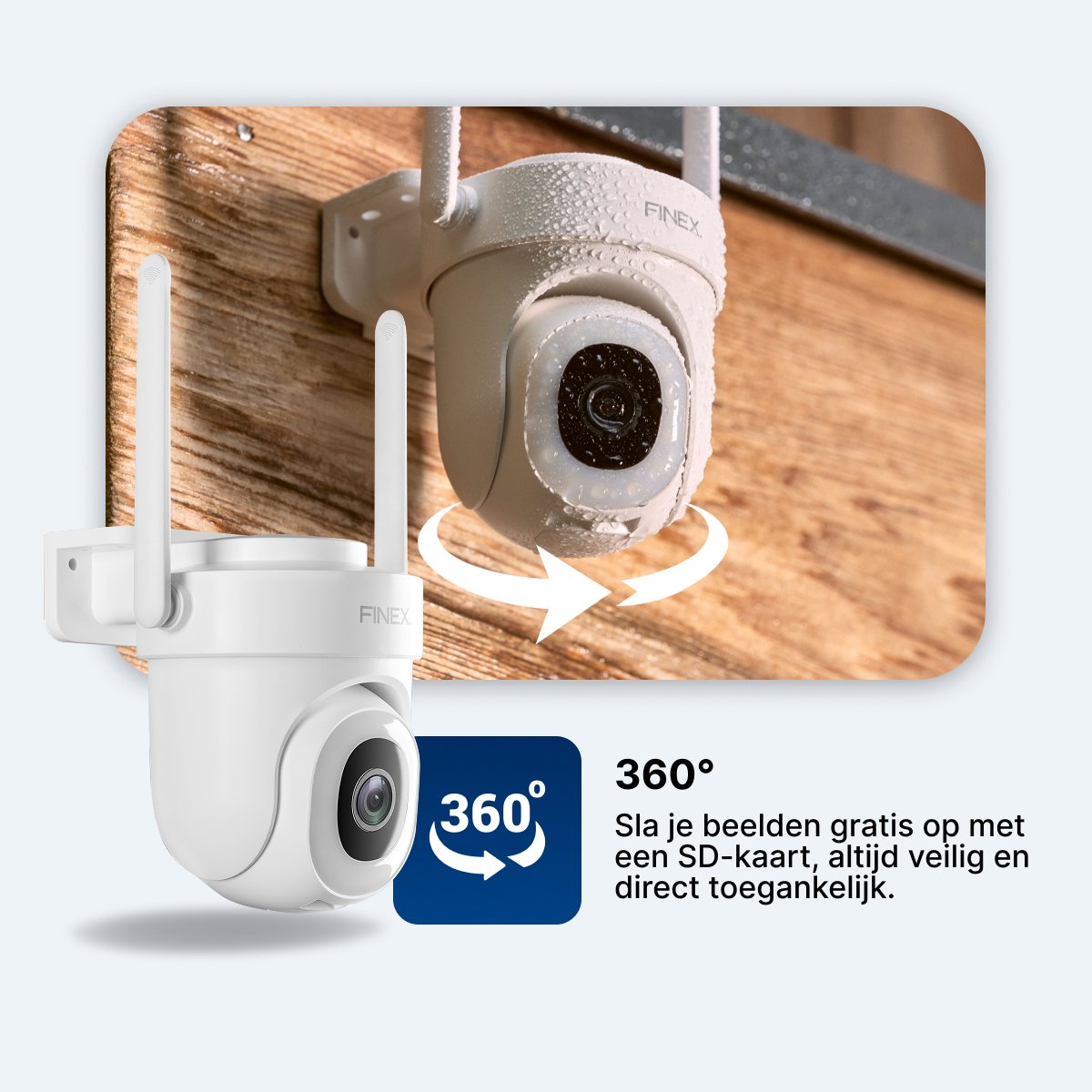 Finex Beveiligingscamera - Inclusief SD kaart (64GB) - afbeelding 2