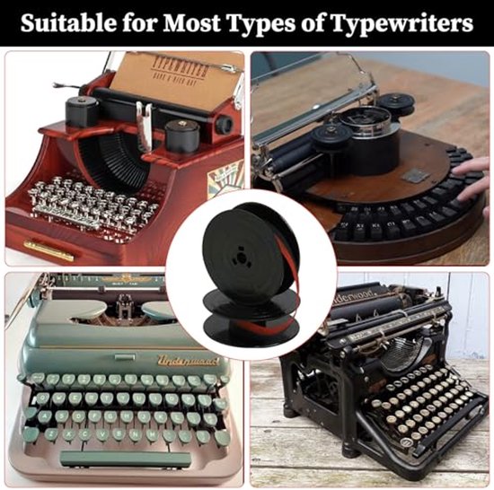 2pcs GR4 Typewriter Ink Ribbon, Color Ribbon Typewriter, Compatible ...